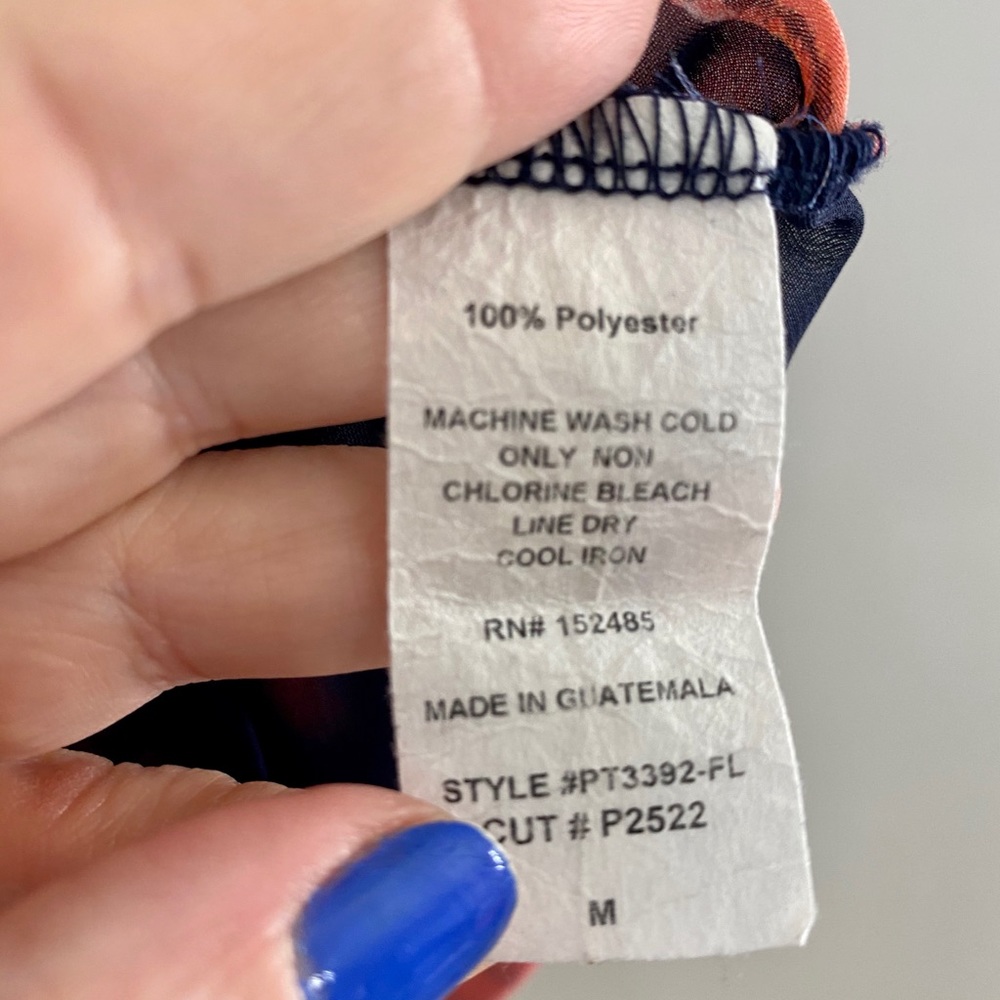Papermoon Sheer Floral Blouse Medium - Picture 5 of 5